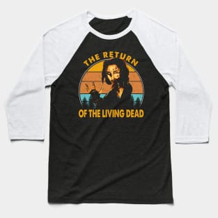 Retro The Living Dead Movie Characters Baseball T-Shirt